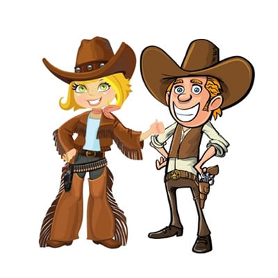 A Treasure Hunt - Cowboy and Indian games