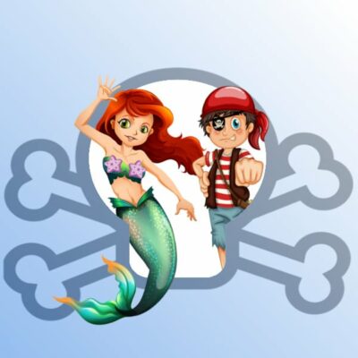 A Treasure Hunt For Kids - Pirate and Mermaid Treasure Hunt - Ages 4-5