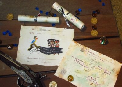 A Treasure Hunt For Kids - Pirate and Mermaid Treasure Hunt - Invitation - 4-5 - 6-7 - 8-10
