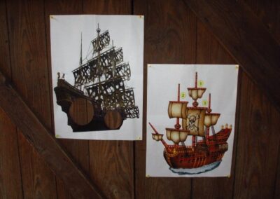 A Treasure Hunt For Kids - Pirate and Mermaid Treasure Hunt - Poster - 4-5 - 6-7 - 8-10