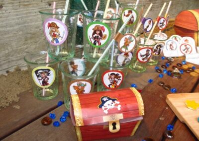 A Treasure Hunt For Kids - Pirate and Mermaid Treasure Hunt - Straw decoration - 4-5 - 6-7 - 8-10
